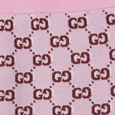 (W) GUCCI 粉色FW24緊身版Logo提花休閒迷你裙. 800365-XKD8R-5283 Sizing (W) GUCCI 粉色FW24緊身版Logo提花休閒迷你裙. 800365-XKD8R-5283