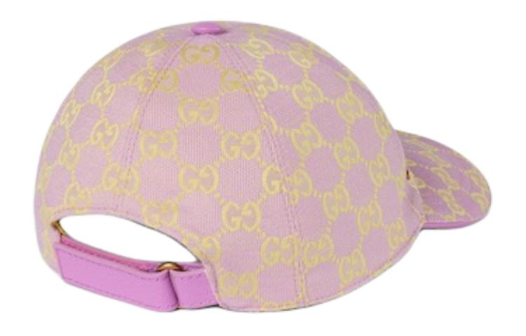 Purchase (W) GUCCI Topi Baseball Kanvas Bordir Logo Warna Pink. 7484754HG628772
