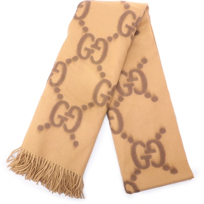 (W) GUCCI 印花羊毛围巾 675876-3G200-9864 Lookbook (W) GUCCI 印花羊毛围巾 675876-3G200-9864