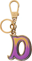 Order (Women) GUCCI Purple Bi-Color Keychain with Letter D Charm. 727968-JCFUG-8555