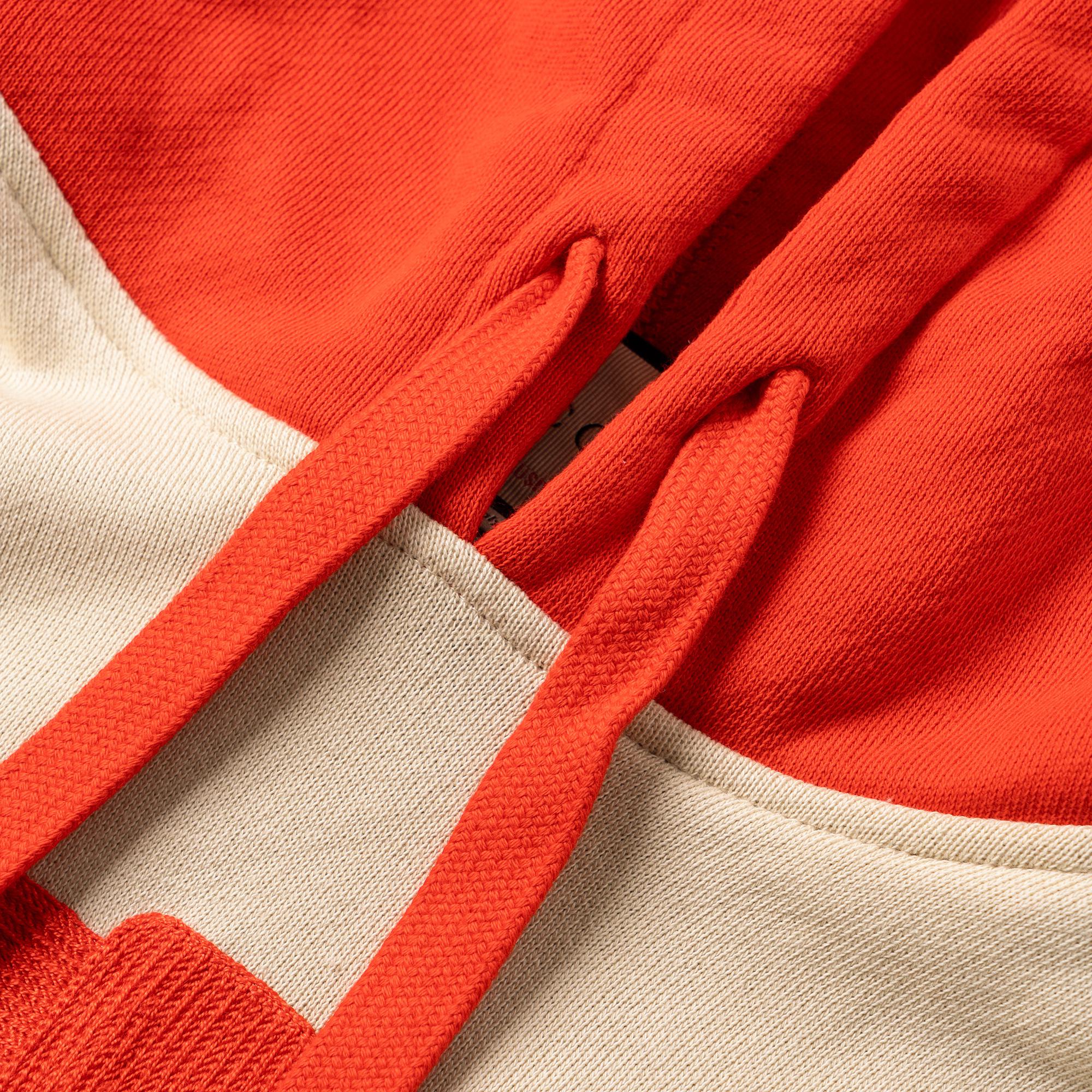 (Women) GUCCI  Red and Yellow Hoodie with Letter Logo Print. 671508-XJDRU-9028 圖 7