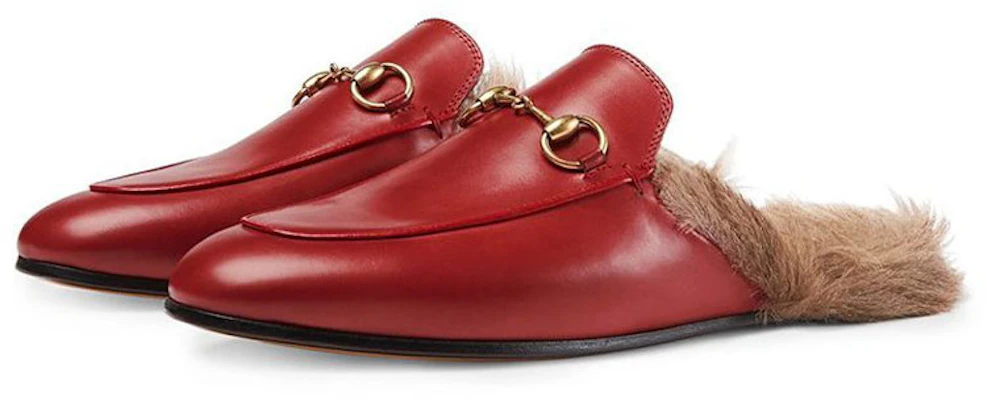 GUCCI 古驰 漆皮 時尚毛毛平底鞋 女款 紅色 Order GUCCI 古驰 漆皮 時尚毛毛平底鞋 女款 紅色