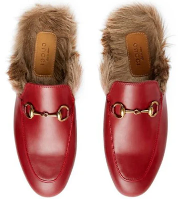 GUCCI 古驰 漆皮 時尚毛毛平底鞋 女款 紅色 Purchase GUCCI 古驰 漆皮 時尚毛毛平底鞋 女款 紅色