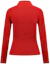 Lookbook (Women) GUCCI Red Long Sleeve Solid Polo Shirt. 697673-XKCAJ-6124