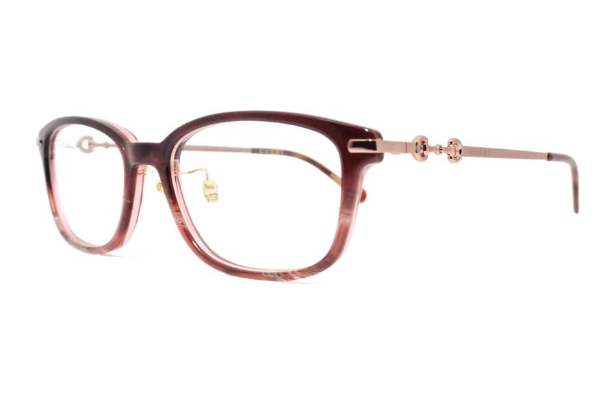 (Women) GUCCI  Red Rectangular Optical Glasses - Fashionable & Comfortable. GG1129OJ-003 52