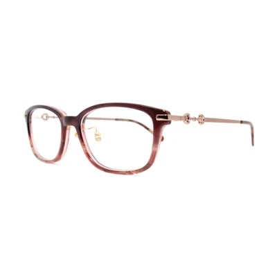 (Women) GUCCI Red Rectangular Optical Glasses - Fashionable & Comfortable. GG1129OJ-003 52