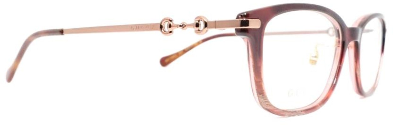 (W) 구찌 레드 사각형 안경 - 세련된 패션과 편안함. GG1129OJ-003 52 Details for (W) 구찌 레드 사각형 안경 - 세련된 패션과 편안함. GG1129OJ-003 52