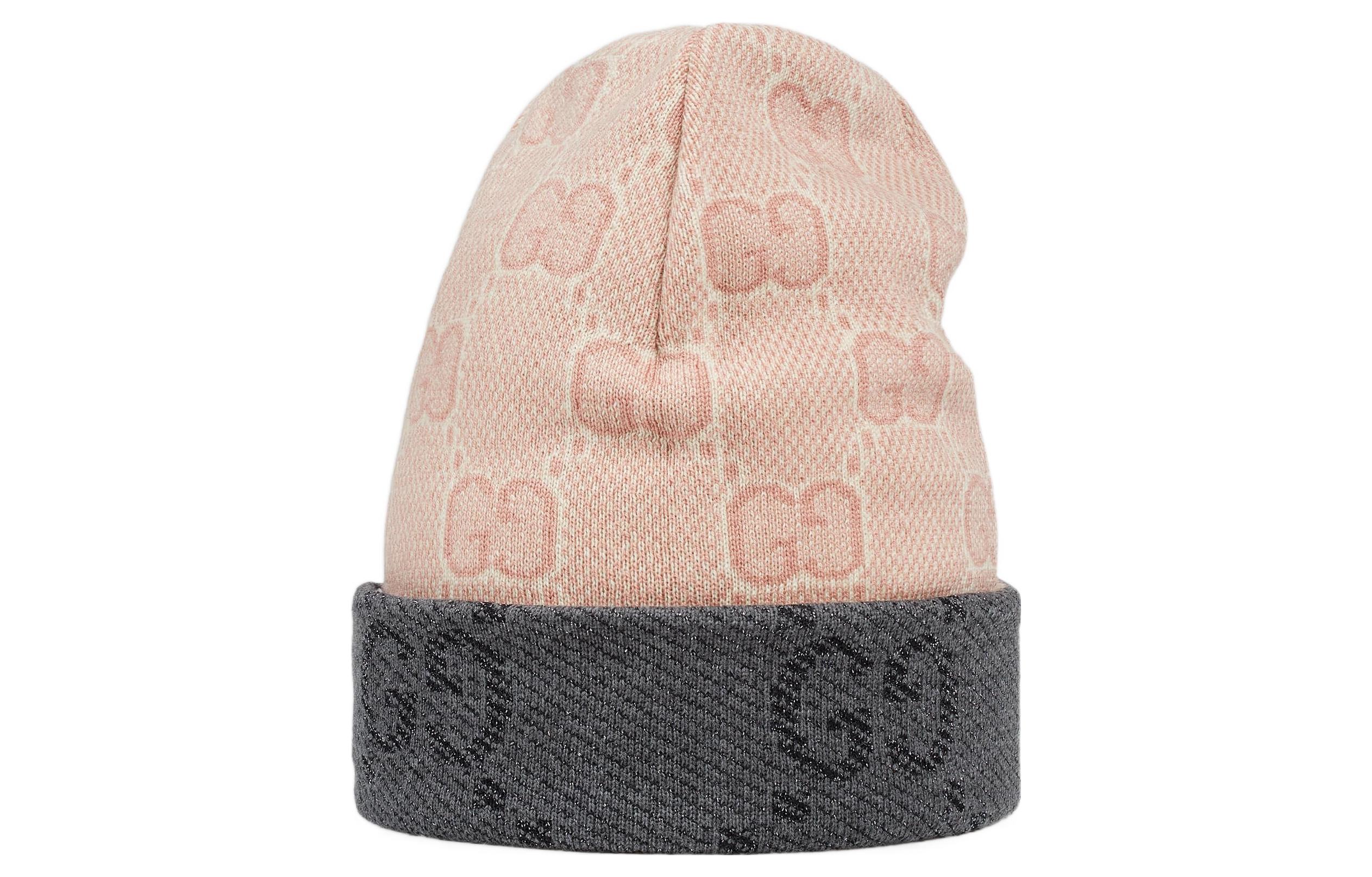 Purchase (Women) GUCCI  Reversible GG Knit Beanie Grey. 732261-3GAKE-1272