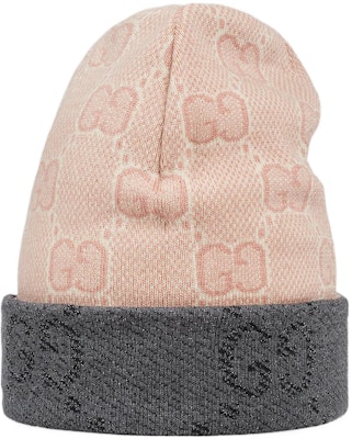 (Women) GUCCI Reversible GG Knit Beanie Grey. 732261-3GAKE-1272 Purchase (Women) GUCCI Reversible GG Knit Beanie Grey. 732261-3GAKE-1272