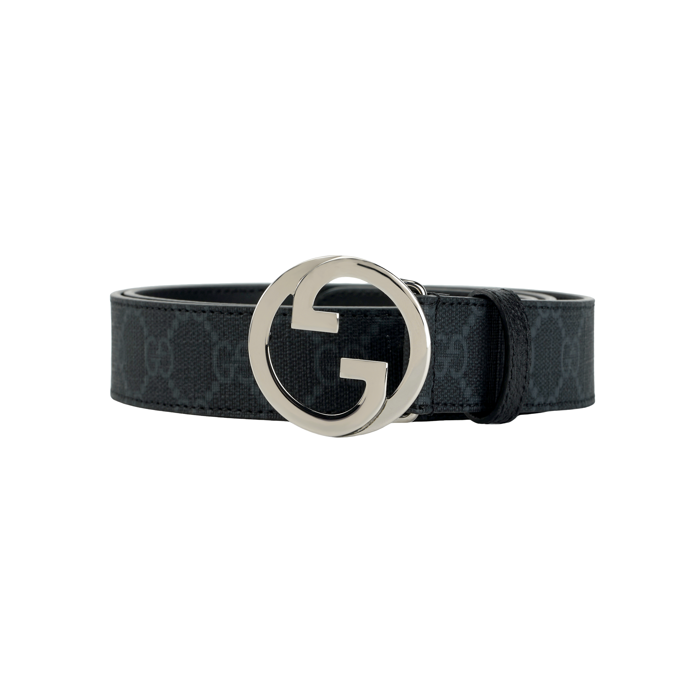 (Women) GUCCI  Signature Monogram Canvas Belt 3cm 734771KAAAD1000