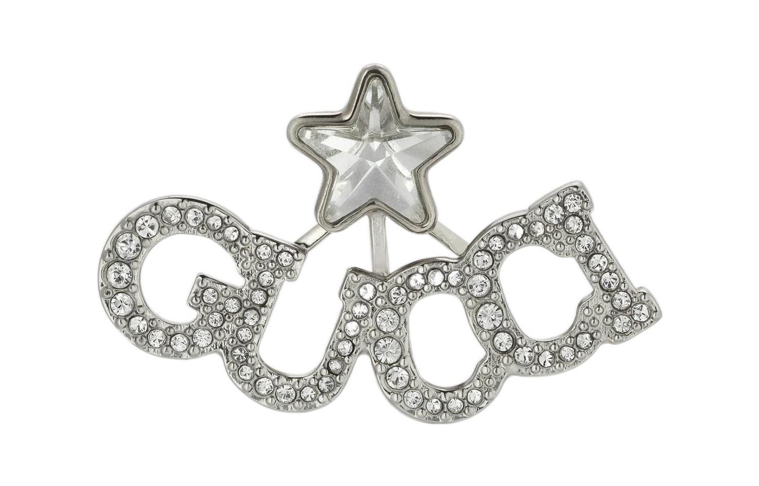 Order (Women) GUCCI  Single-Side Script Logo Metal Earrings. 679057-J3F42-8162