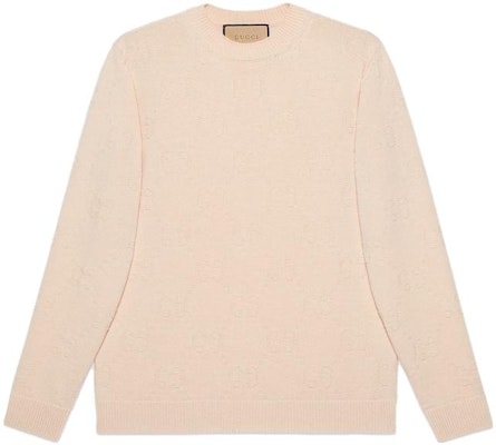 (Women) GUCCI Solid Color Jacquard Knit Sweater Khaki 695798-XKCE7-9163 Order (Women) GUCCI Solid Color Jacquard Knit Sweater Khaki 695798-XKCE7-9163