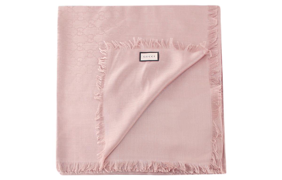 (Women) GUCCI  Solid Color Silk Scarf with Tassels 3875633G6465900