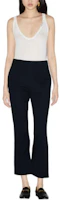 Lookbook (Women) GUCCI Solid Mid-Rise Flared Casual Pants Dark Blue. 784934-ZAM6R-4433