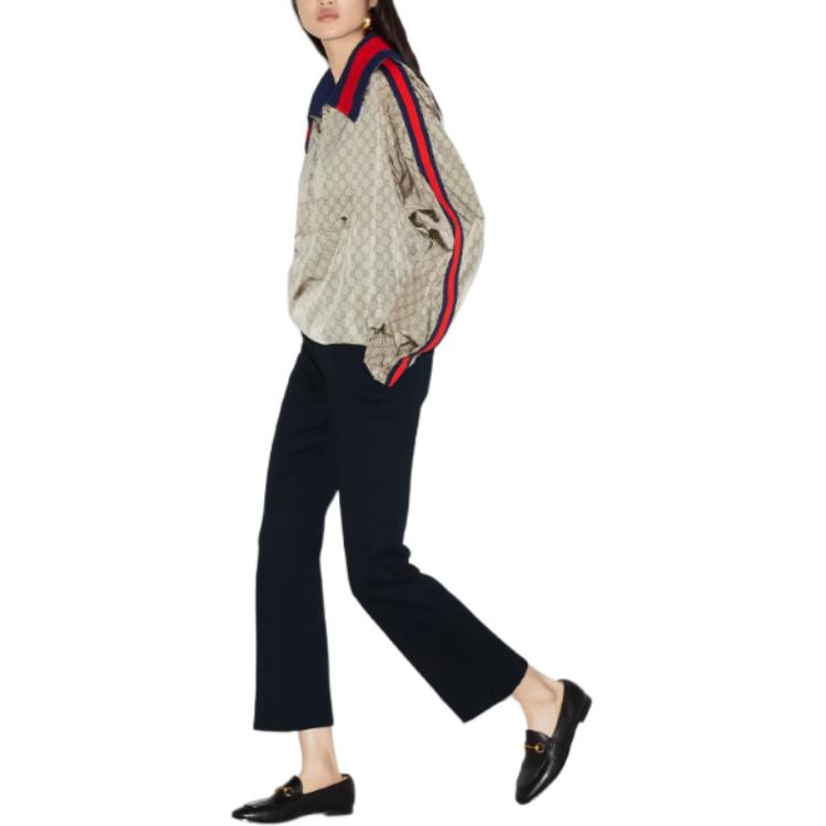 Details for (W) GUCCI Pantalones Casuales Acampanados Oscuros Azul Marino. 784934-ZAM6R-4433