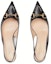 Shop (W) Gucci 'Koleksi Musim Bunga Musim Panas Horsebit Slingback Tumit Cone Hitam' 782407DMBT0-1000