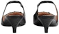 (W) Gucci 'Koleksi Musim Bunga Musim Panas Horsebit Slingback Tumit Cone Hitam' 782407DMBT0-1000