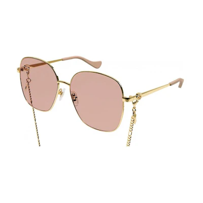 (Women) GUCCI Square Metal Alloy Sunglasses GG1089 003