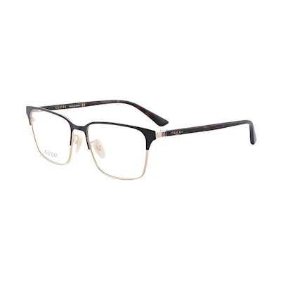 (Women) GUCCI Square Optical Glasses with Logo, Alloy Frame, Multi-Color Options. GG0756-2