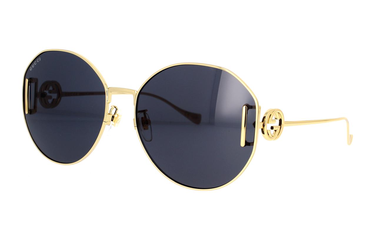 (Women) GUCCI  Stylish Oval Gold Alloy Frame Sunglasses. GG1206SA002 圖 2