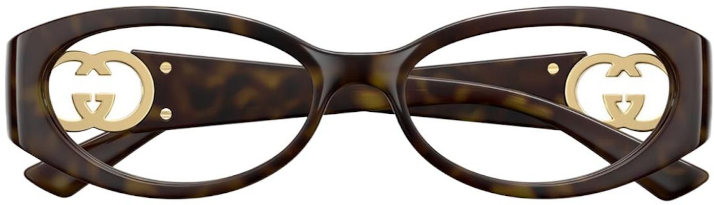 (Women) GUCCI Tortoiseshell Oval Acetate Optical Glasses with Logo Design GG1693O Lookbook (Women) GUCCI Tortoiseshell Oval Acetate Optical Glasses with Logo Design GG1693O