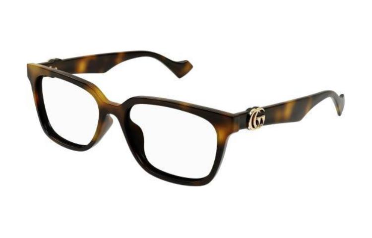 Order (W) 구찌 토터스쉘 사각 옵티컬 안경 로고 템플 GG1537OK002