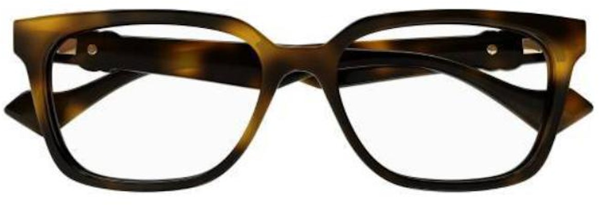 (W) 구찌 토터스쉘 사각 옵티컬 안경 로고 템플 GG1537OK002 Lookbook (W) 구찌 토터스쉘 사각 옵티컬 안경 로고 템플 GG1537OK002