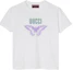 Order (W) GUCCI Camiseta Blanca Cuello Redondo con Logo y Mariposa Impresa 787299-XJGS9-9280