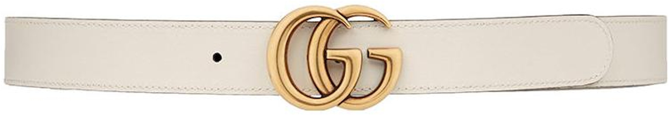 (Women) GUCCI White Double-Sided Polyurethane Polyester Belt 3cm Wide 65941792TIC9761 Order (Women) GUCCI White Double-Sided Polyurethane Polyester Belt 3cm Wide 65941792TIC9761