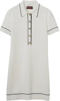 (Women) GUCCI White Knit Dropped Shoulder Short Sleeve Mini Dress. 813816-XKEHH-9034 (Women) GUCCI White Knit Dropped Shoulder Short Sleeve Mini Dress. 813816-XKEHH-9034