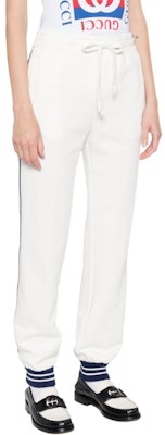 (W) GUCCI Pantalones de Punto Blancos con Logo Sólido Impreso. 756598-XJFV7-9088 Purchase (W) GUCCI Pantalones de Punto Blancos con Logo Sólido Impreso. 756598-XJFV7-9088