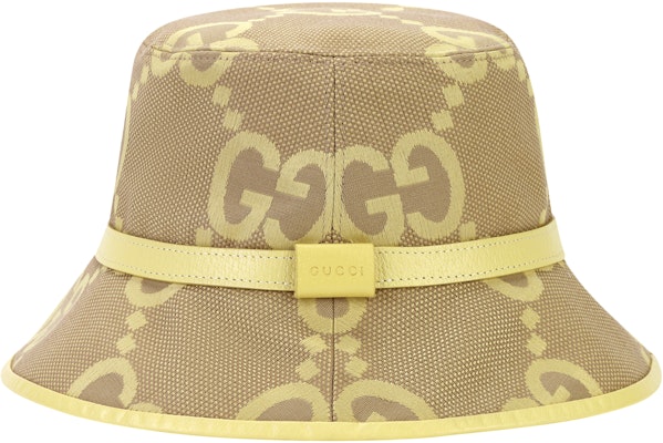 (W) GUCCI イエローロゴ ファッション バケットハット. 730336-3HAPT-8875 Buy (W) GUCCI イエローロゴ ファッション バケットハット. 730336-3HAPT-8875