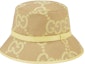 Order (W) GUCCI イエローロゴ ファッション バケットハット. 730336-3HAPT-8875