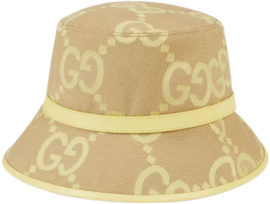 (W) GUCCI イエローロゴ ファッション バケットハット. 730336-3HAPT-8875 Purchase (W) GUCCI イエローロゴ ファッション バケットハット. 730336-3HAPT-8875