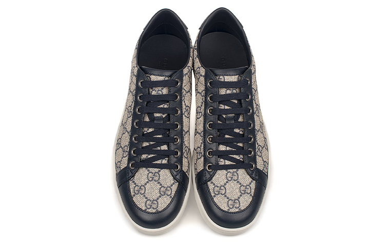 Lookbook (W) Gucci Ace 'Coklat Biru' 323793-KHN80-4060