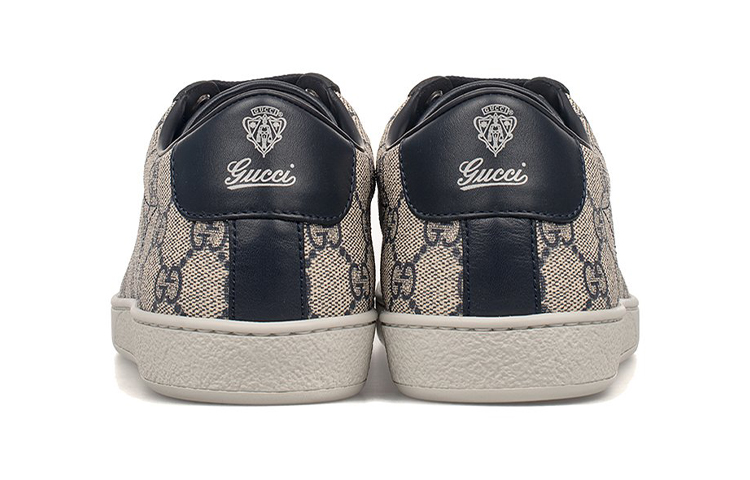 Purchase (W) Gucci Ace 'Coklat Biru' 323793-KHN80-4060