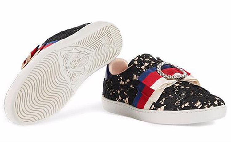 Purchase (W) Gucci Ace 'Bunga Gelap' 498705-9MW10-1214