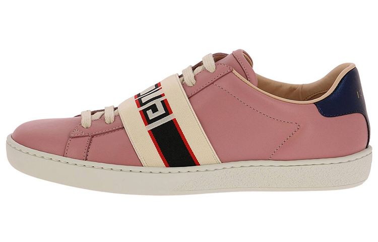 (Women) Gucci Ace 'Embroidered Pink Low-Top' 525269-0FIV0-5861