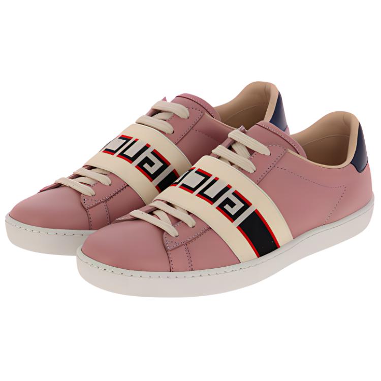 Lookbook (W) Gucci Ace 'Bordir Pink Low-Top' 525269-0FIV0-5861
