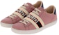 (W) Gucci Ace 'Bordir Merah Jambu Low-Top' 525269-0FIV0-5861
