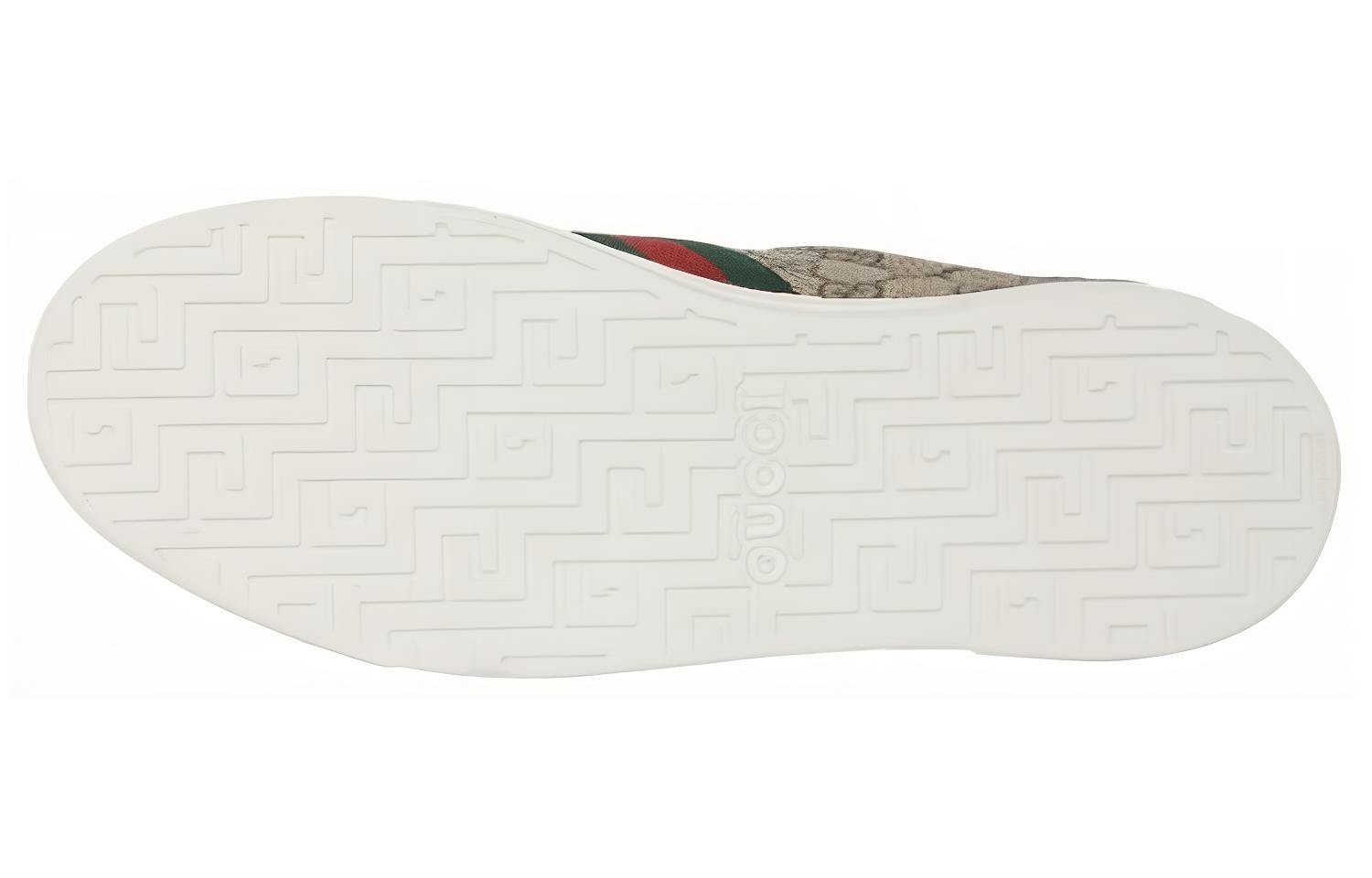 Sizing GUCCI古馳 皮革 圓頭繫帶 低筒 帆布鞋 女款 黑木色