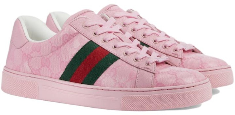 (W) Gucci Ace 'GG Crystal Kanvas - Merah Muda' 760774-FACRF-5856 Order (W) Gucci Ace 'GG Crystal Kanvas - Merah Muda' 760774-FACRF-5856