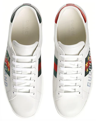 (W) Gucci Ace 'Banda Gucci' 604016 0FI10 9069 Shop (W) Gucci Ace 'Banda Gucci' 604016 0FI10 9069