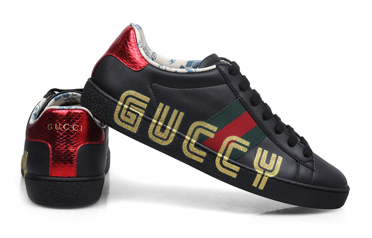 Purchase (W) Gucci Ace 'Guccy 印花' 525268-0G2D0-1088