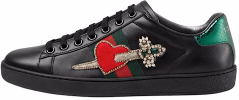 (Women) Gucci Ace Series Cowhide Sports Shoe Black 472990-A38G0-1283 (Women) Gucci Ace Series Cowhide Sports Shoe Black 472990-A38G0-1283