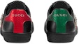 Purchase (W) Gucci Ace Siri Kasut Sukan Kulit Lembu Hitam 472990-A38G0-1283
