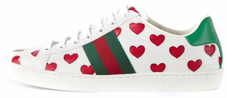 (Women) Gucci Ace 'Hearts' 676959-1XG60-9062 (Women) Gucci Ace 'Hearts' 676959-1XG60-9062