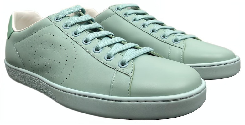 (Women) Gucci Ace 'Interlocking G - Water Green' 598527-AYO70-3961 Order (Women) Gucci Ace 'Interlocking G - Water Green' 598527-AYO70-3961