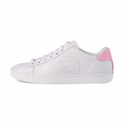 (W) Gucci Ace 'Interlocking G - White Pink'