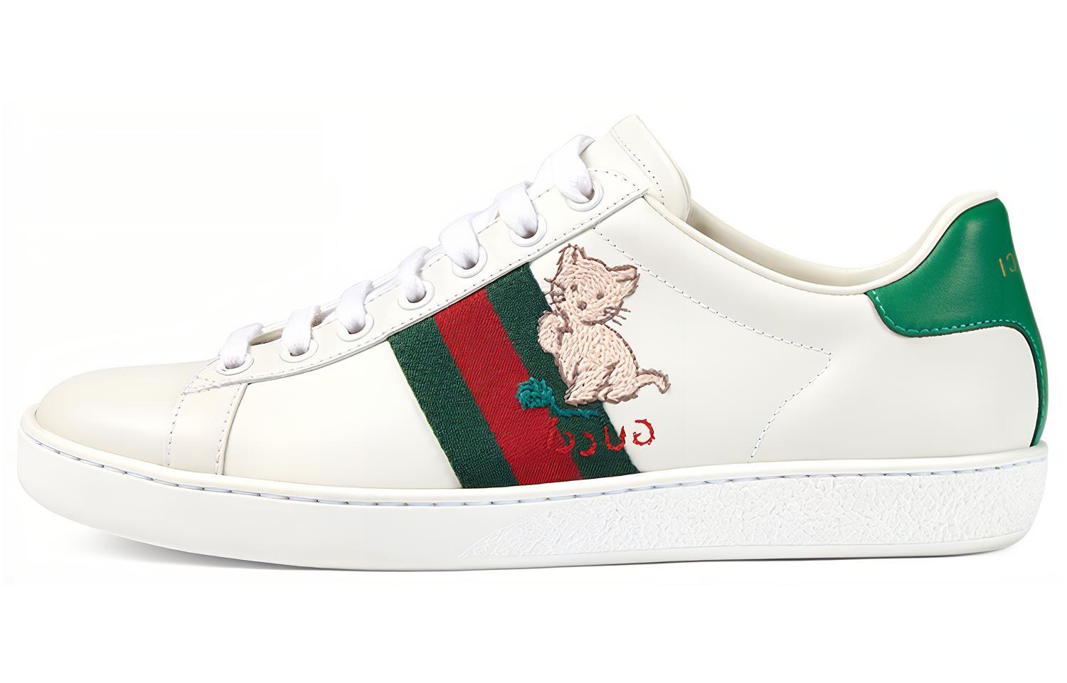 (Women) Gucci Ace 'Kitten'  630616 1XG60 9114